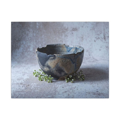 Ceramic Bowl Spring Canvas Art | Japandi Warm Design
