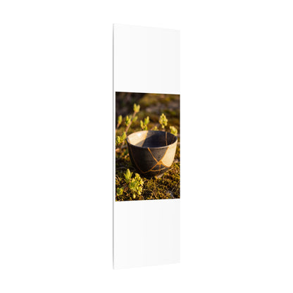 Seijaku Broken Pottery Canvas Art - Kintsugi Gold Repair