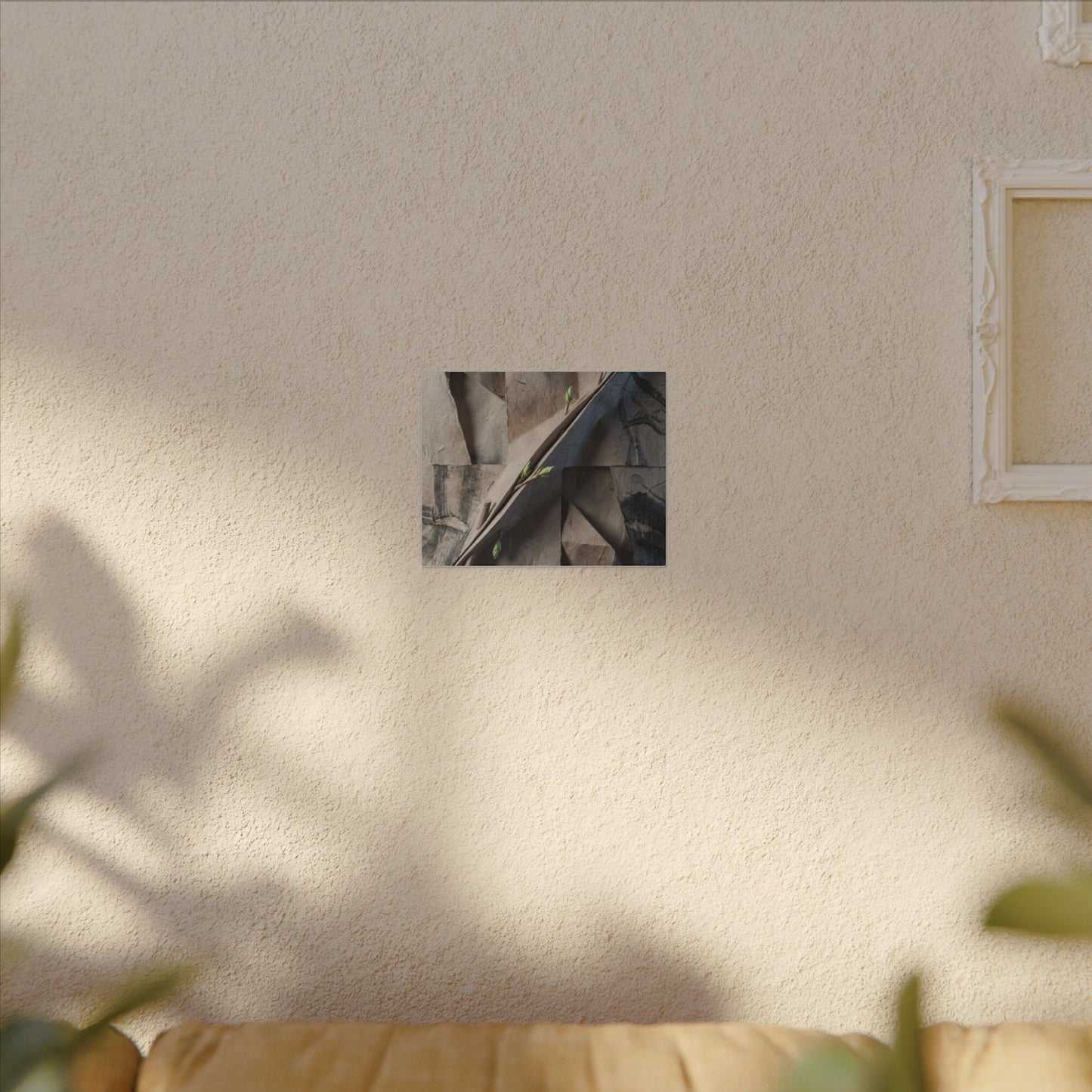 Paper Fold Canvas Art | Spring Japandi Japanese Pattern Art