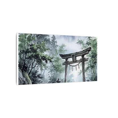 Moonlight Torii Gate Canvas Art - Zen Fukinsei