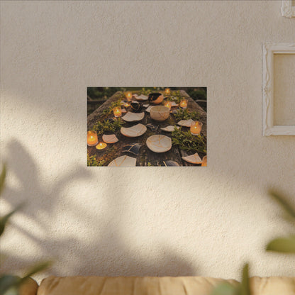 Broken Pottery Spring Canvas Art | Kintsugi Beautiful Design
