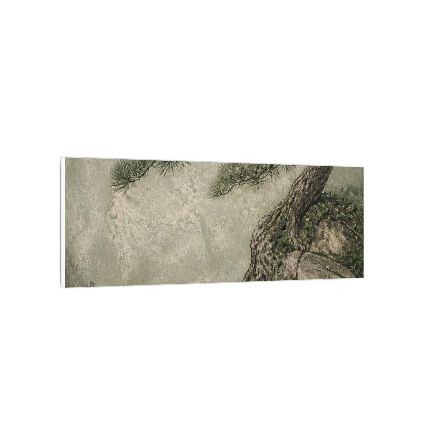 Fukinsei Pine Tree Canvas Art - Japandi Texture
