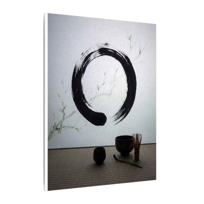 Tea Ceremony Enso Canvas Art | Peaceful Zen Art