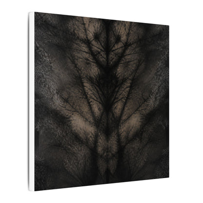 Seijaku Shadow Play Canvas Art - Dark Japandi Charcoal Ink