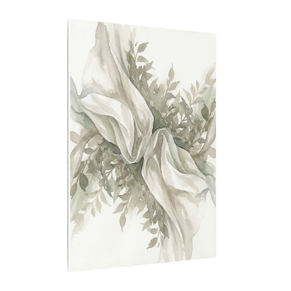 Summer Silk Drape Watercolor Canvas Art | Cozy Decor
