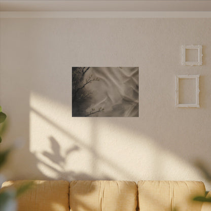 Silk Drape Canvas Art | Spring Japandi Japanese Pattern Art