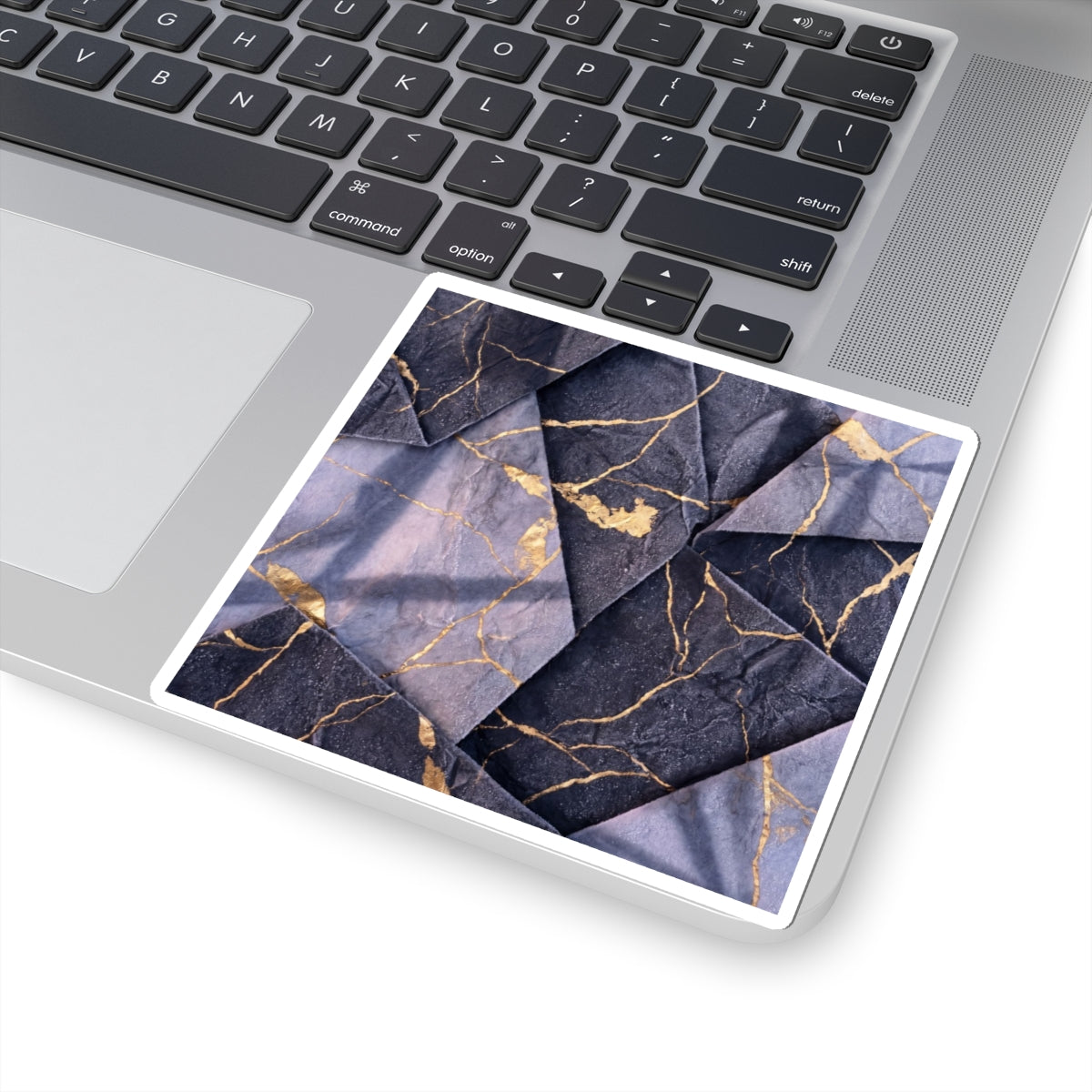 Seijaku Paper Fold Sticker - Kintsugi Gold Vein Art Print