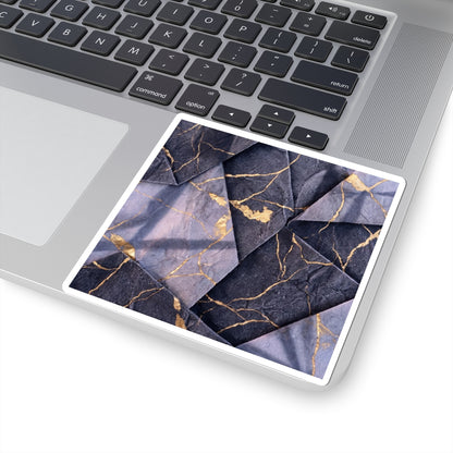 Seijaku Paper Fold Sticker - Kintsugi Gold Vein Art Print