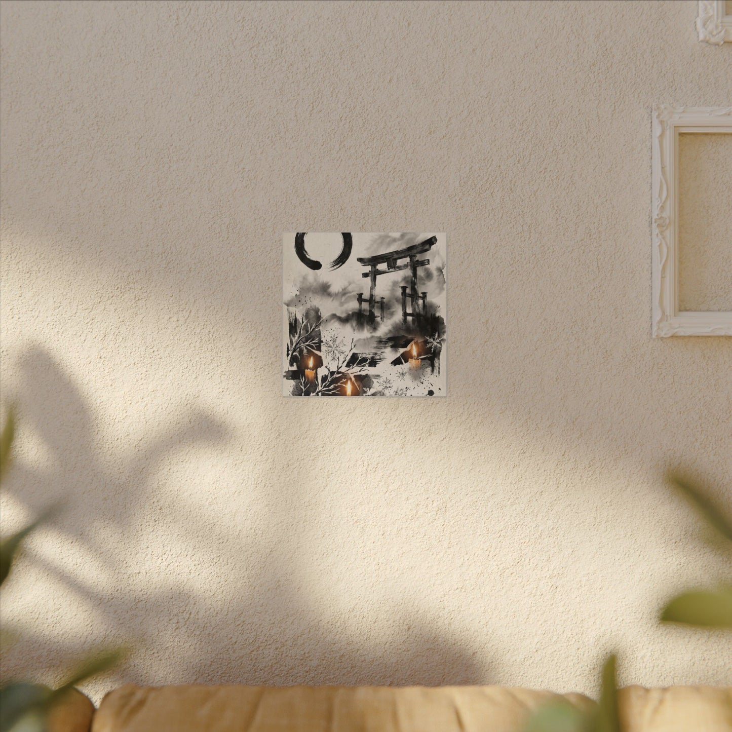 Candlelight Torii Gate Canvas Art - Zen Datsuzoku
