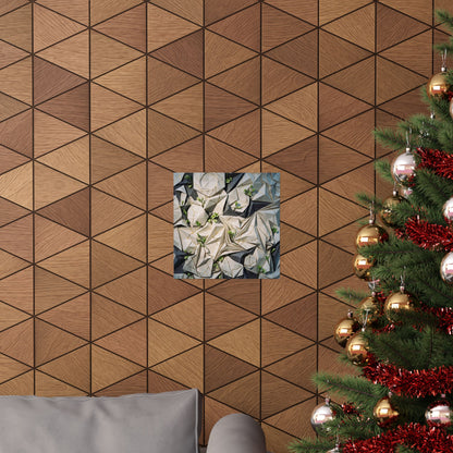 Paper Fold Gold Vein Wall Art Print | Resilient Kintsugi Art