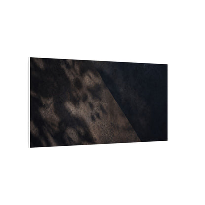 Shadow Play Winter Canvas Art | Dark Japandi Moody Design