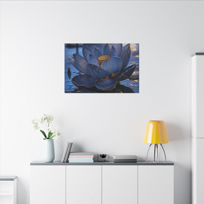 Kintsugi Lotus Flower in Dawn | Broken Beauty Canvas Art