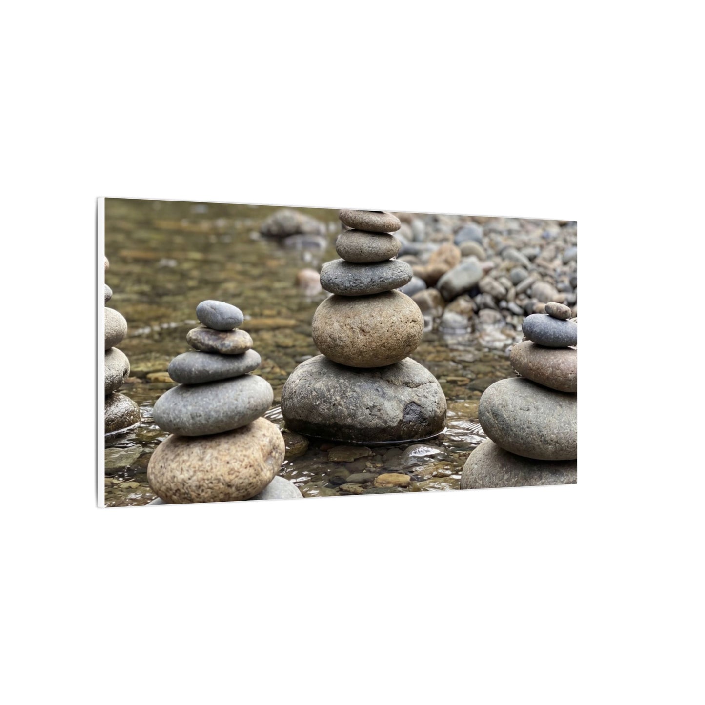 Bamboo Grove Winter Canvas Art | Zen Serene Design