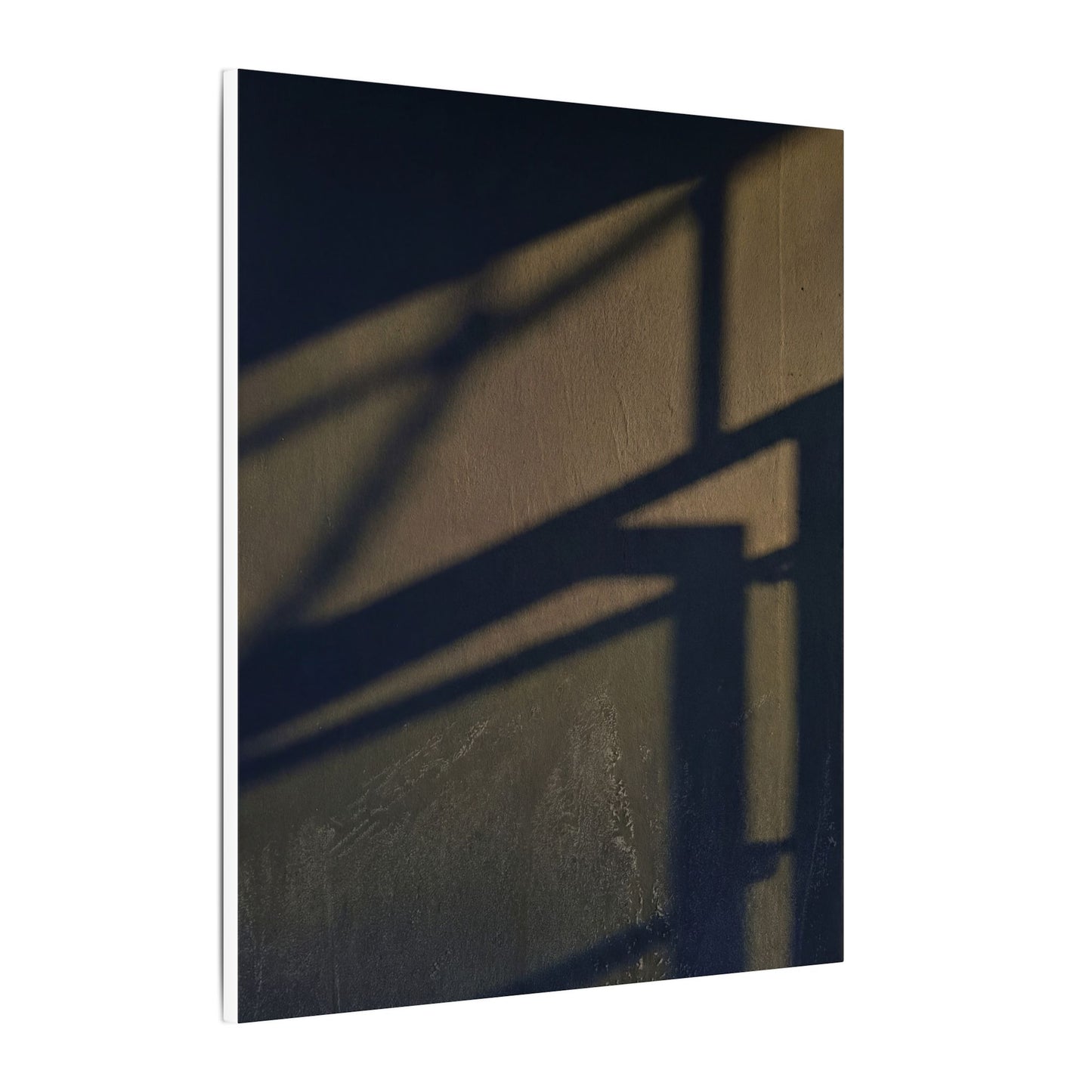 Sophisticated Shadow Play Canvas Art - Moody Minimal Dark Japandi