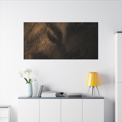 Candlelight Shadow Play Canvas Art - Dark Japandi Ma