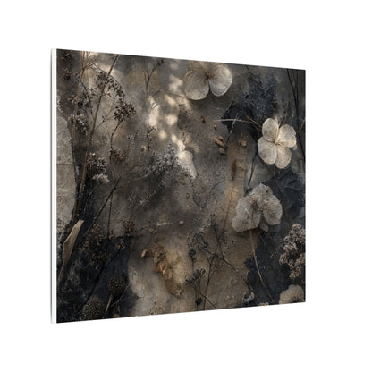 Winter Dried Flowers Texture Canvas Art | Elegant Decor