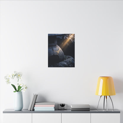 Ma Moonlit Garden Canvas Art - Kintsugi Broken Beauty
