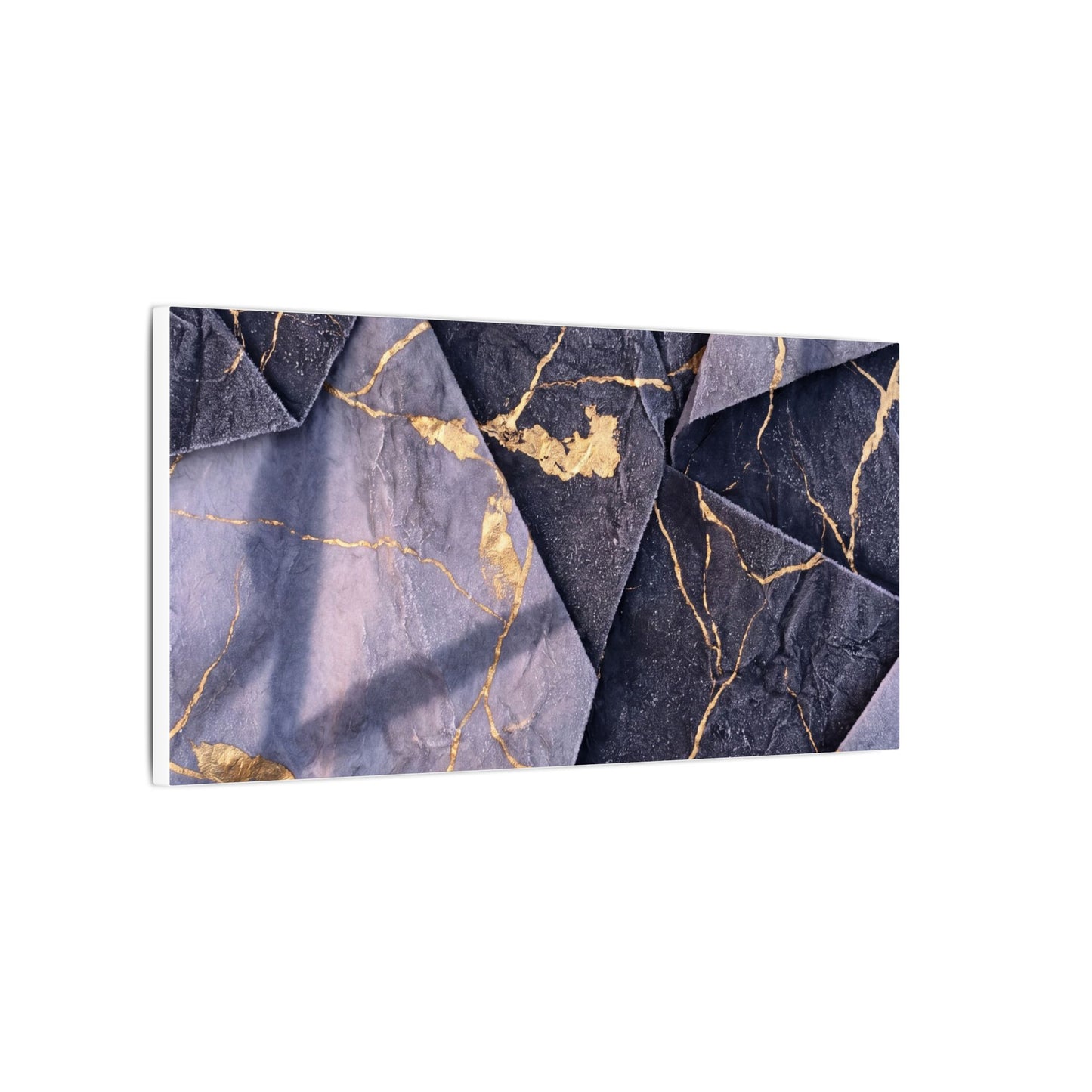 Seijaku Paper Fold Canvas Art - Kintsugi Gold Vein