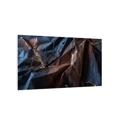 Paper Fold Broken Beauty Canvas Art | Philosophical Kintsugi Art