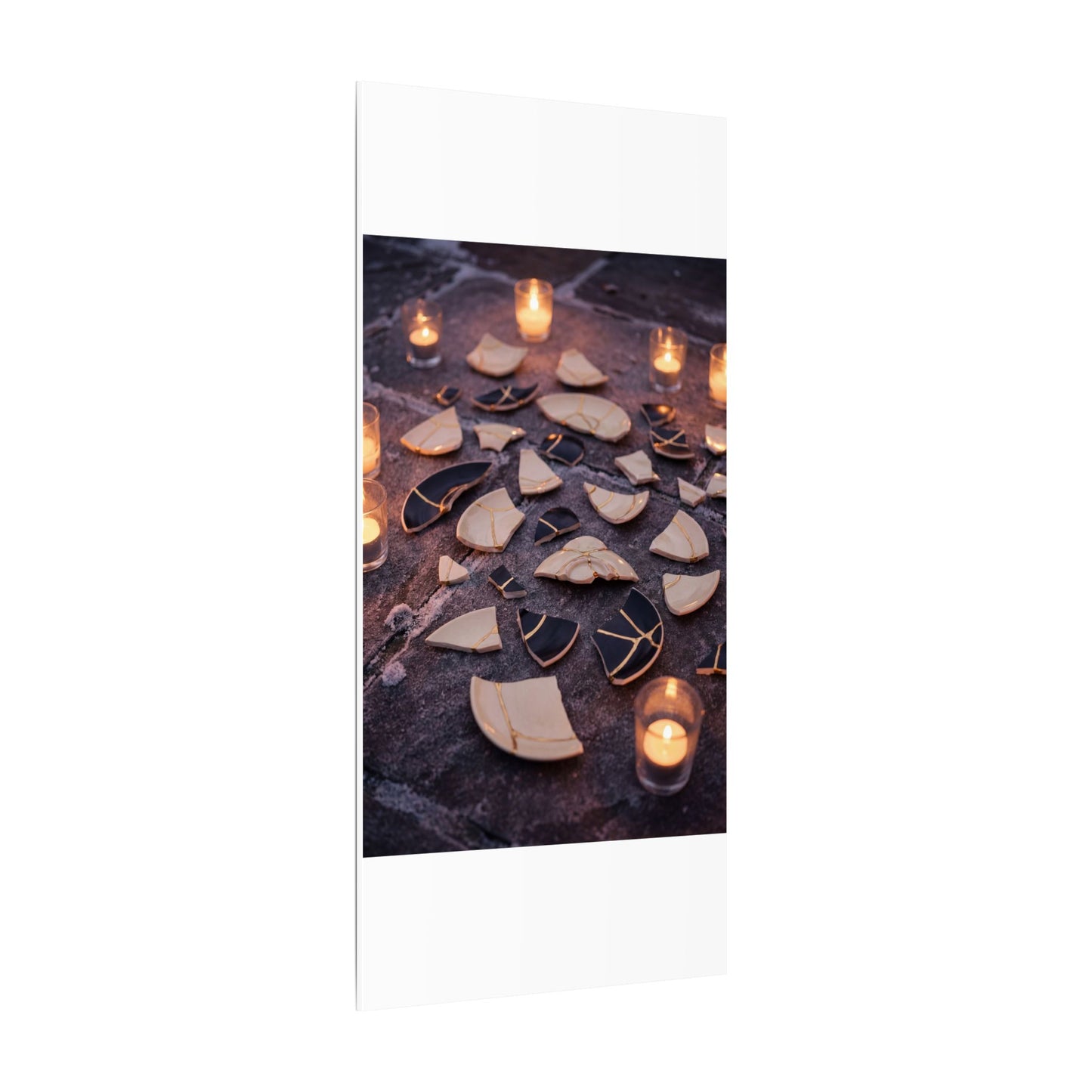 Winter Broken Pottery Broken Beauty Canvas Art | Beautiful Decor