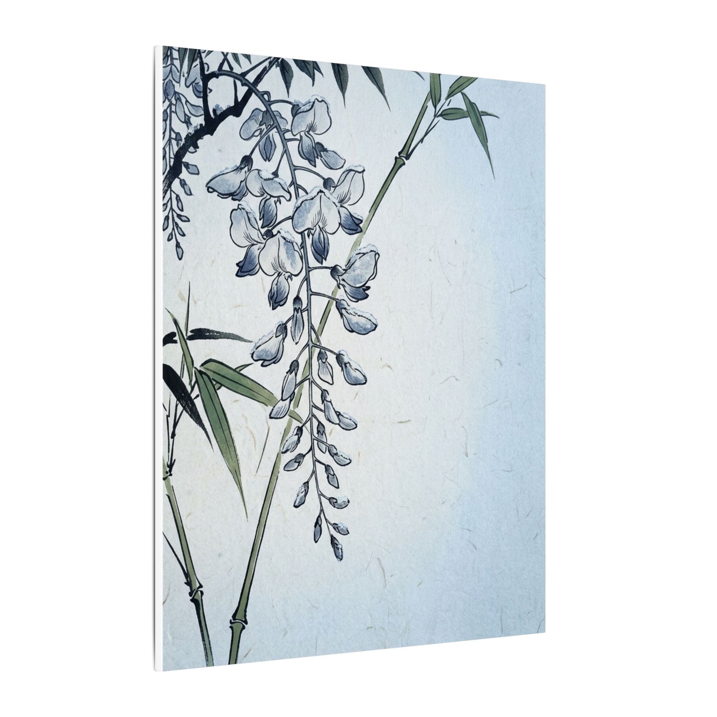 Zen Wisteria in Moonlight | Ukiyo E Inspired Canvas Art
