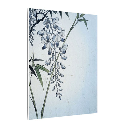 Zen Wisteria in Moonlight | Ukiyo E Inspired Canvas Art
