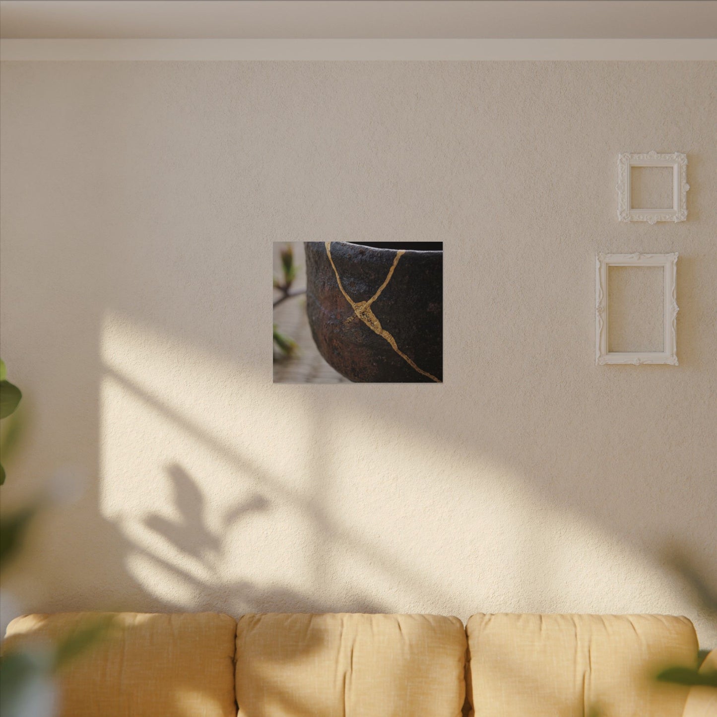 Dawn Tea Ceremony Canvas Art - Kintsugi Mono No Aware