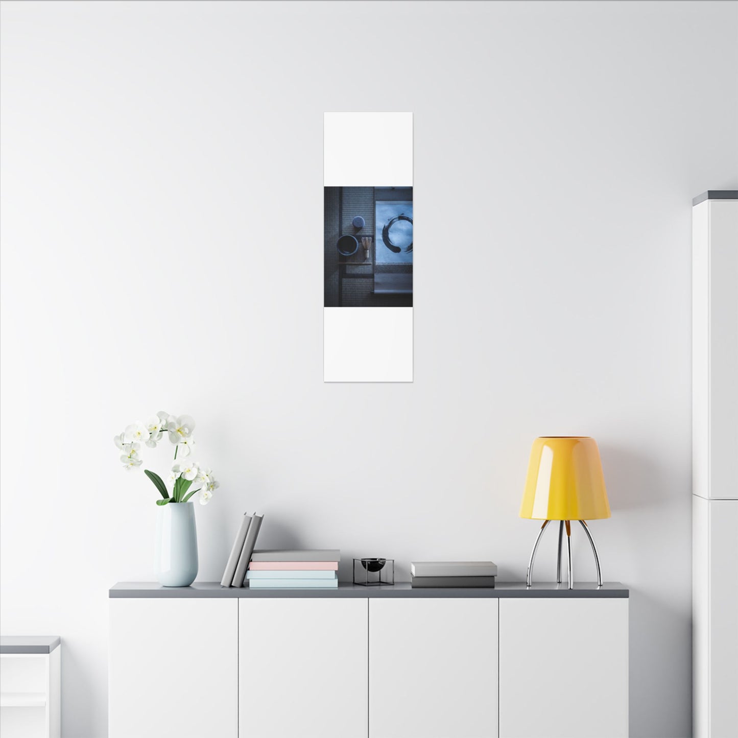 Tea Ceremony Enso Canvas Art | Calm Zen Art