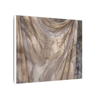 Ma Silk Drape Canvas Art - Japandi Japanese Pattern