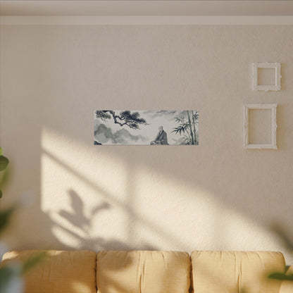 Zen Sumi-e Canvas Art