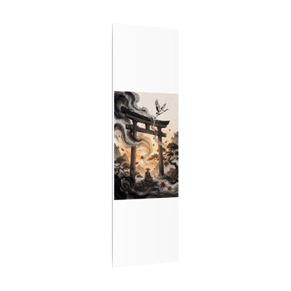 Torii Gate Ukiyo E Inspired Canvas Art | Serene Zen Art