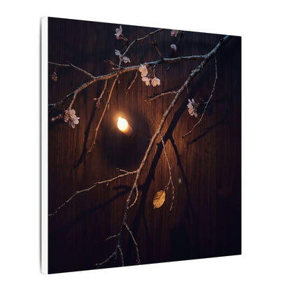 Datsuzoku Cherry Blossom Canvas Art - Dark Japandi Moody Minimal