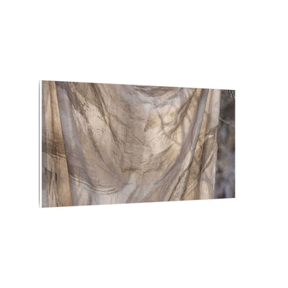 Ma Silk Drape Canvas Art - Japandi Japanese Pattern