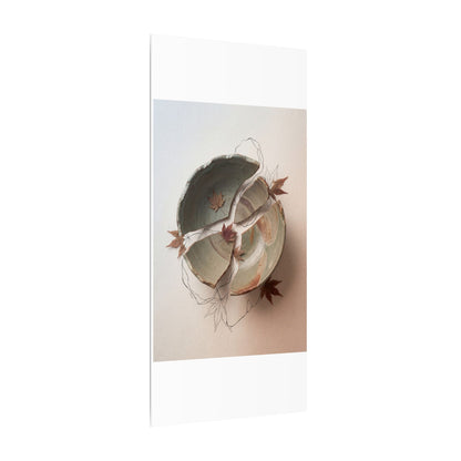 Dawn Ceramic Bowl Canvas Art - Japandi Fukinsei