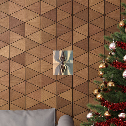 Kanso Paper Fold Wall Art Print - Japandi Minimal Line