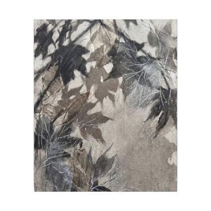 Shadow Play Texture Canvas Art | Cozy Japandi Art