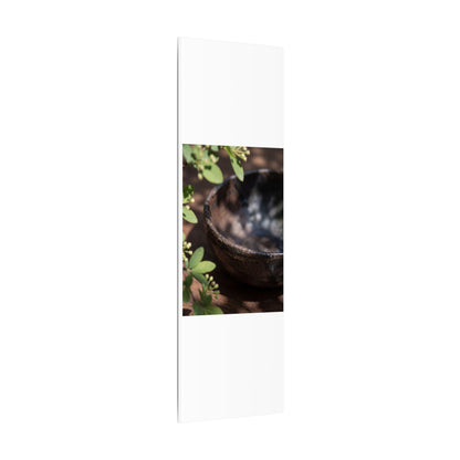Ceramic Bowl Shadow Zen Canvas Art | Moody Dark Japandi Art