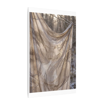 Ma Silk Drape Canvas Art - Japandi Japanese Pattern