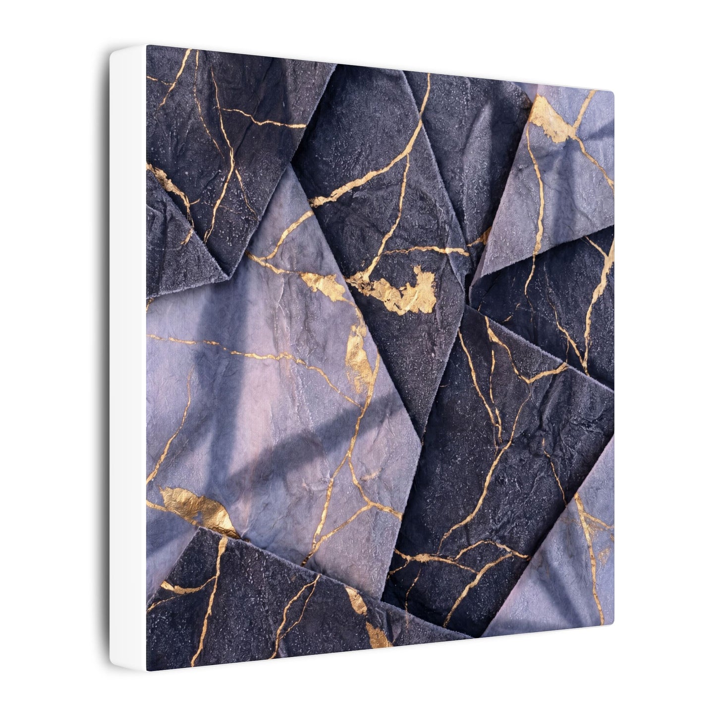 Seijaku Paper Fold Canvas Art - Kintsugi Gold Vein
