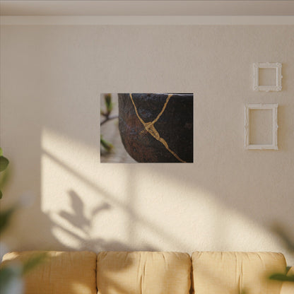 Dawn Tea Ceremony Canvas Art - Kintsugi Mono No Aware