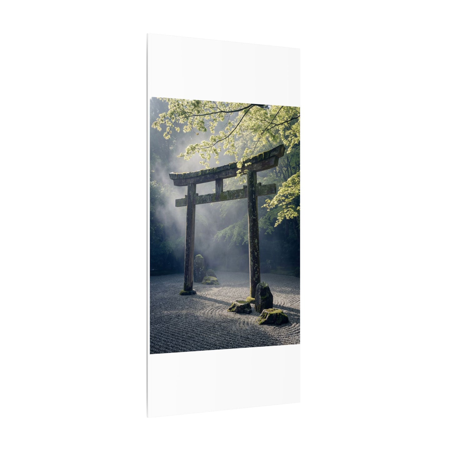 Torii Gate Canvas Art | Spring Zen Karesansui Art