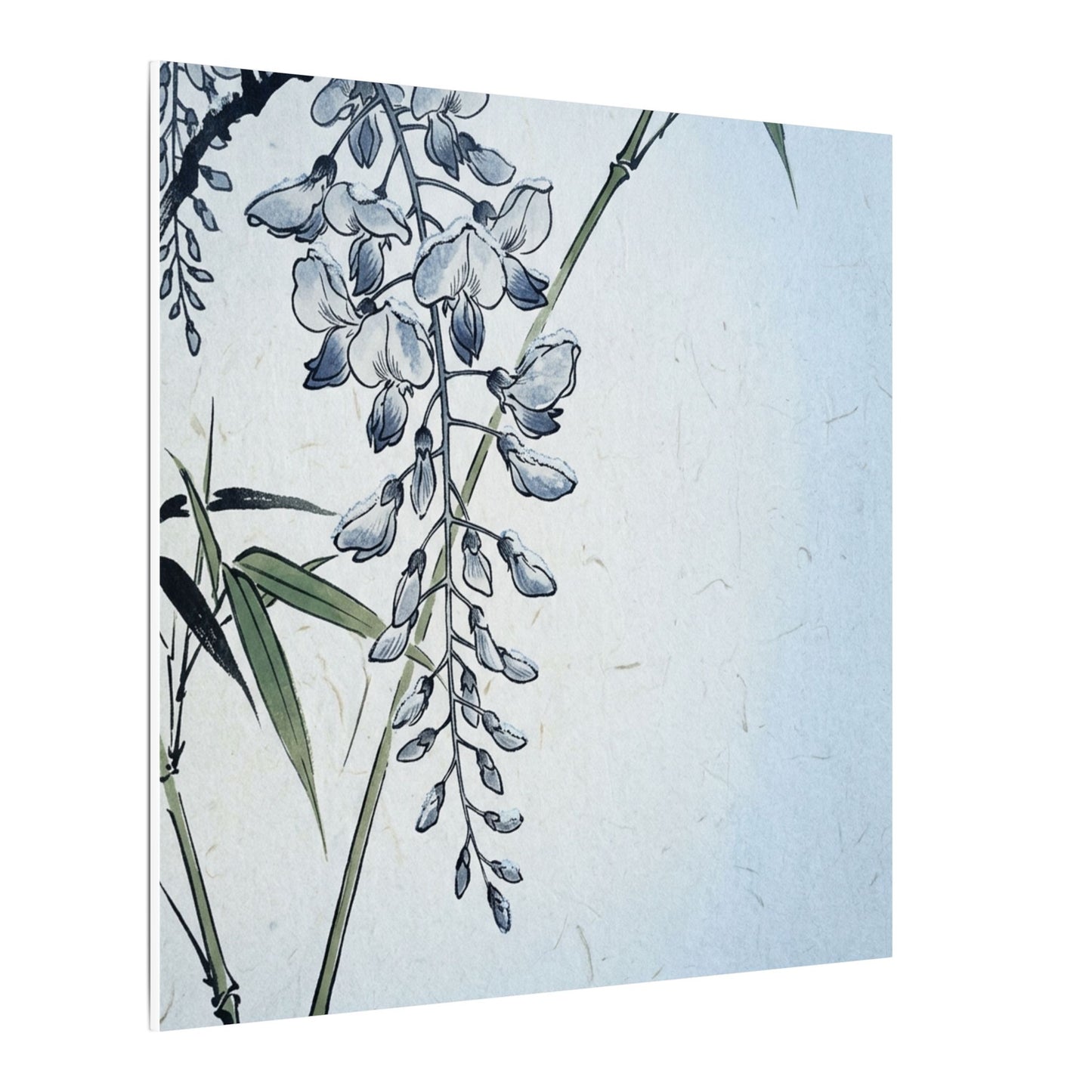 Zen Wisteria in Moonlight | Ukiyo E Inspired Canvas Art