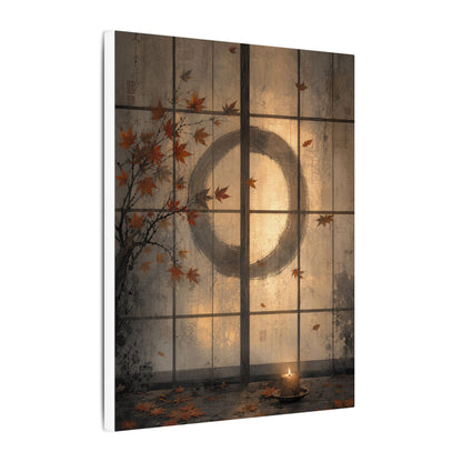 Shoji Screen Texture Canvas Art | Earthy Japandi Art