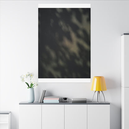Dappled Shadow Play Canvas Art - Dark Japandi Ma