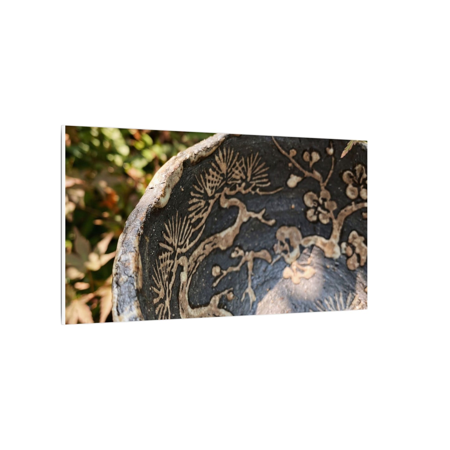 Ceramic Bowl Canvas Art | Summer Japandi Japanese Pattern Art