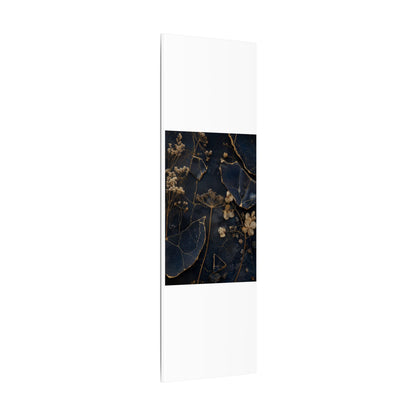 Philosophical Dried Flowers Canvas Art - Broken Beauty Kintsugi