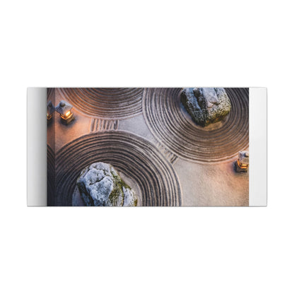 Candlelight Rock Garden Canvas Art - Japandi Ma