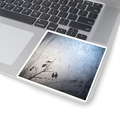 Shoji Screen Sticker | Winter Japandi Texture Art Art Print