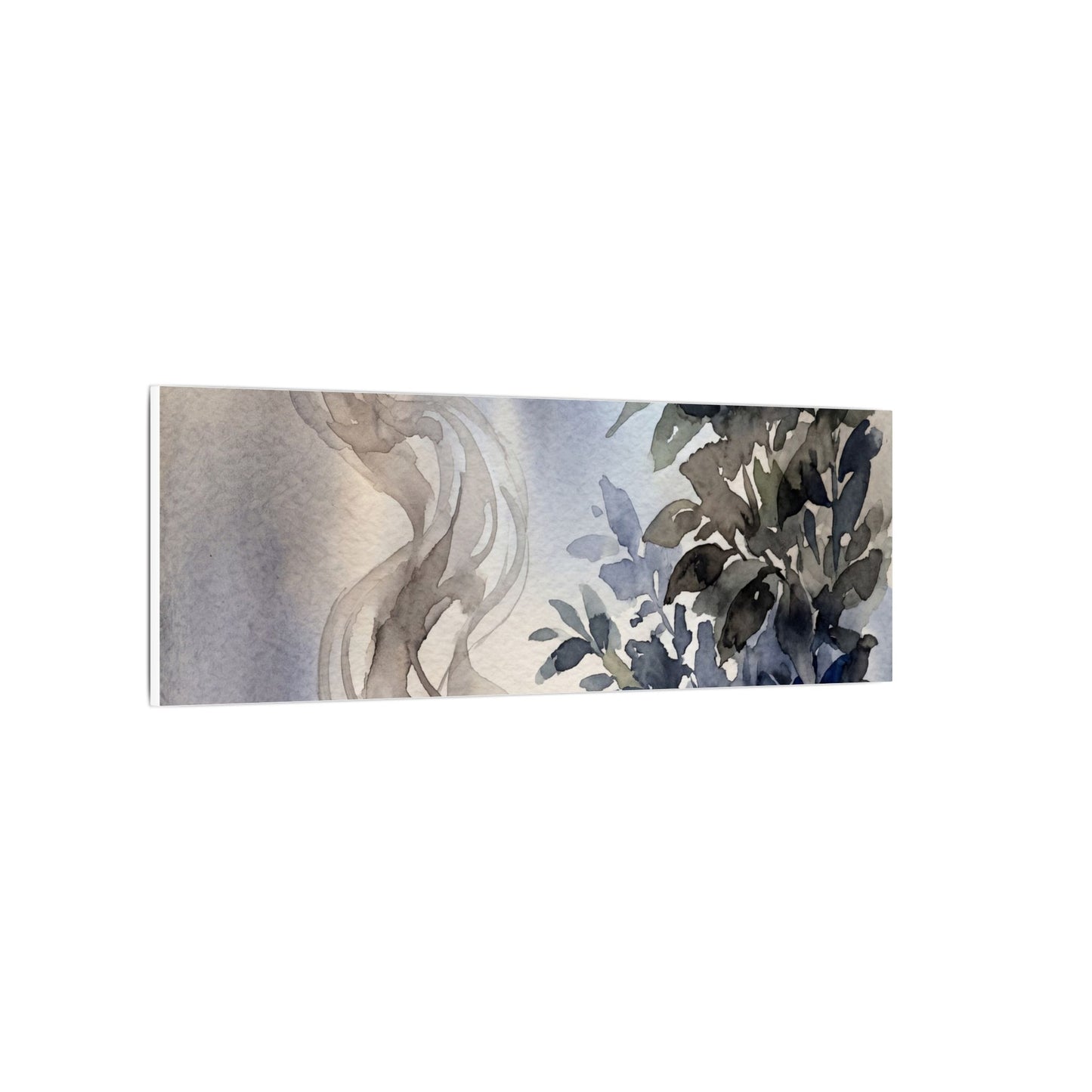 Incense Smoke Summer Canvas Art | Japandi Cozy Design