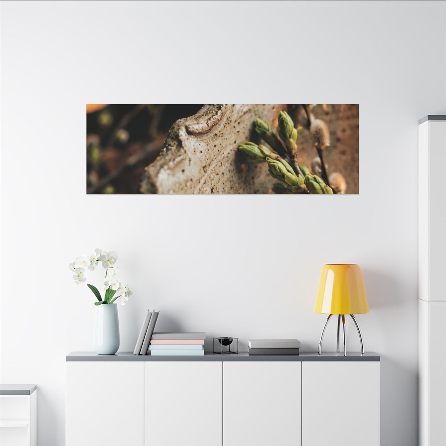 Overcast Ceramic Bowl Canvas Art - Japandi Ma